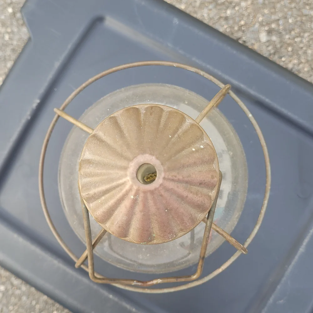 Vintage Copper and Brass Onion Lantern